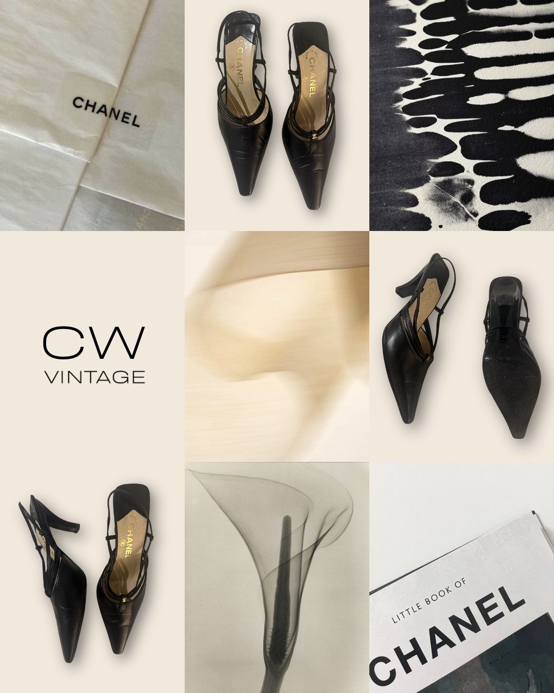 Chanel Slingback Pumps — 1990s Karl Lagerfeld Era