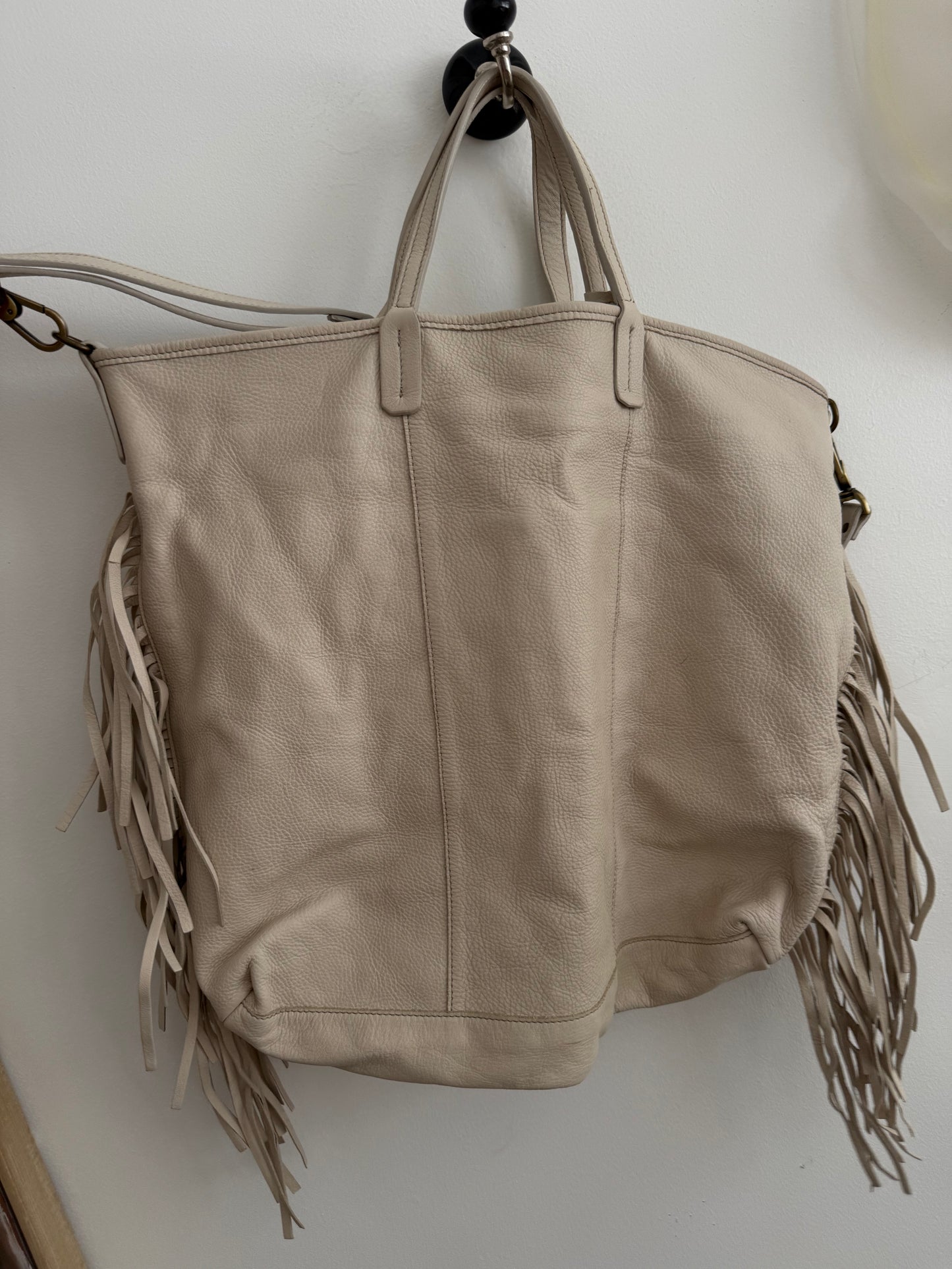 IOpelle leather fringe Purse