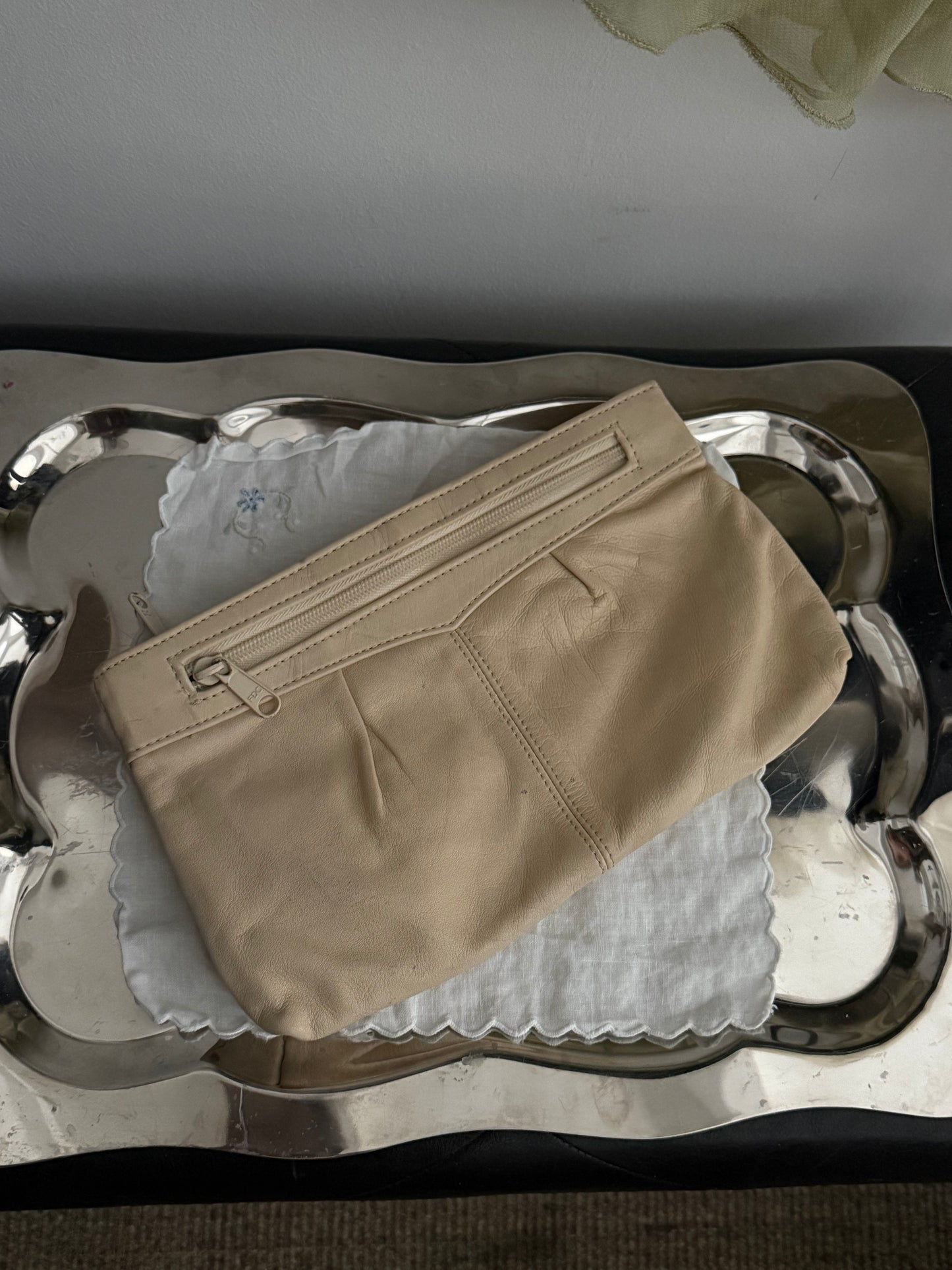 Antonia Leather Clutch