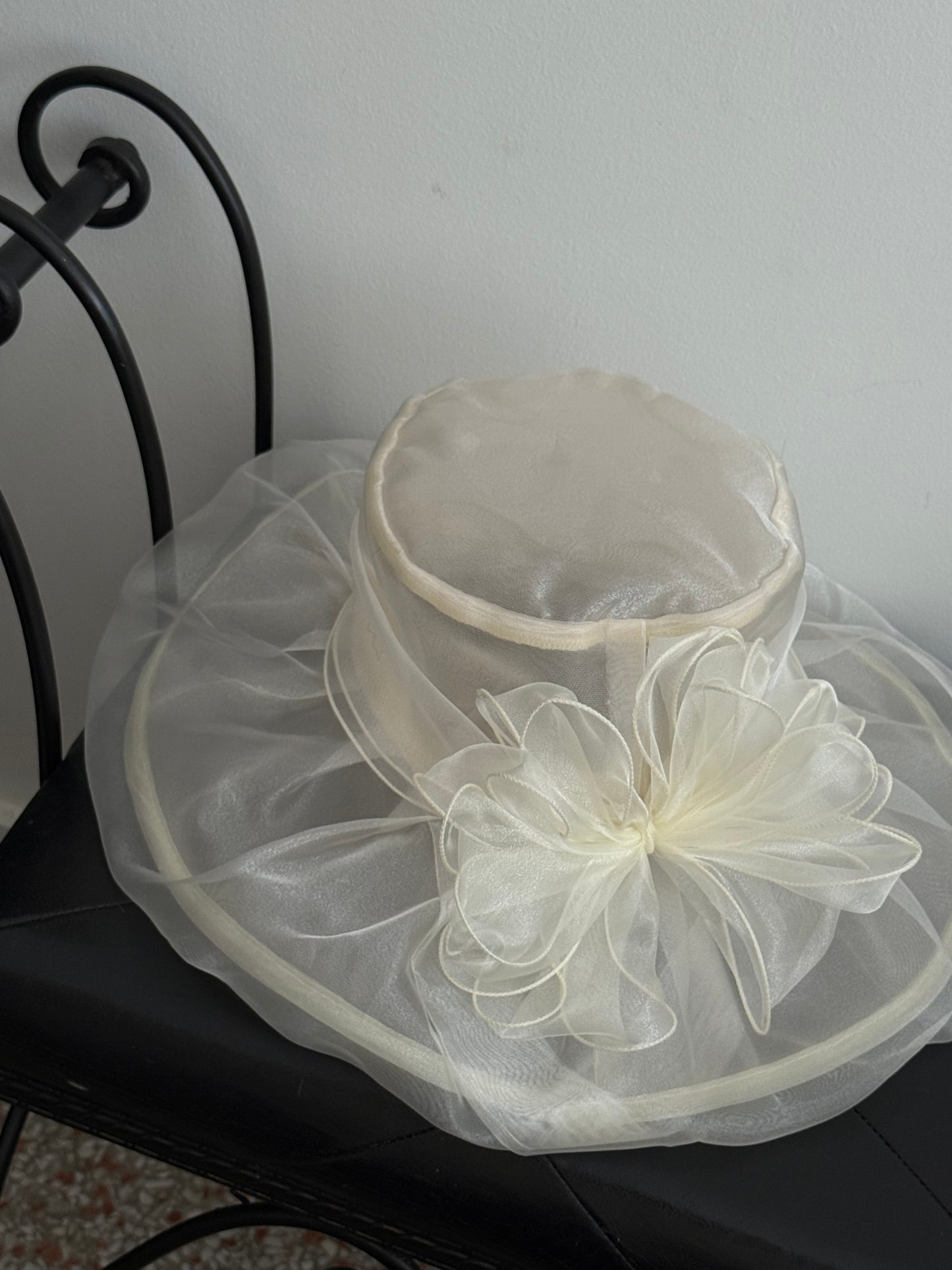 Tulle Floral Hat
