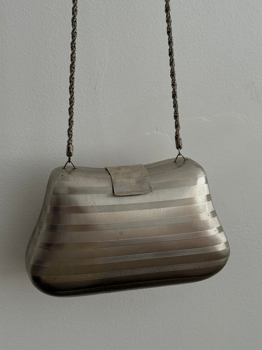 Italian Metal Gilt Mini-Audiere Bag Saks Fifth Ave