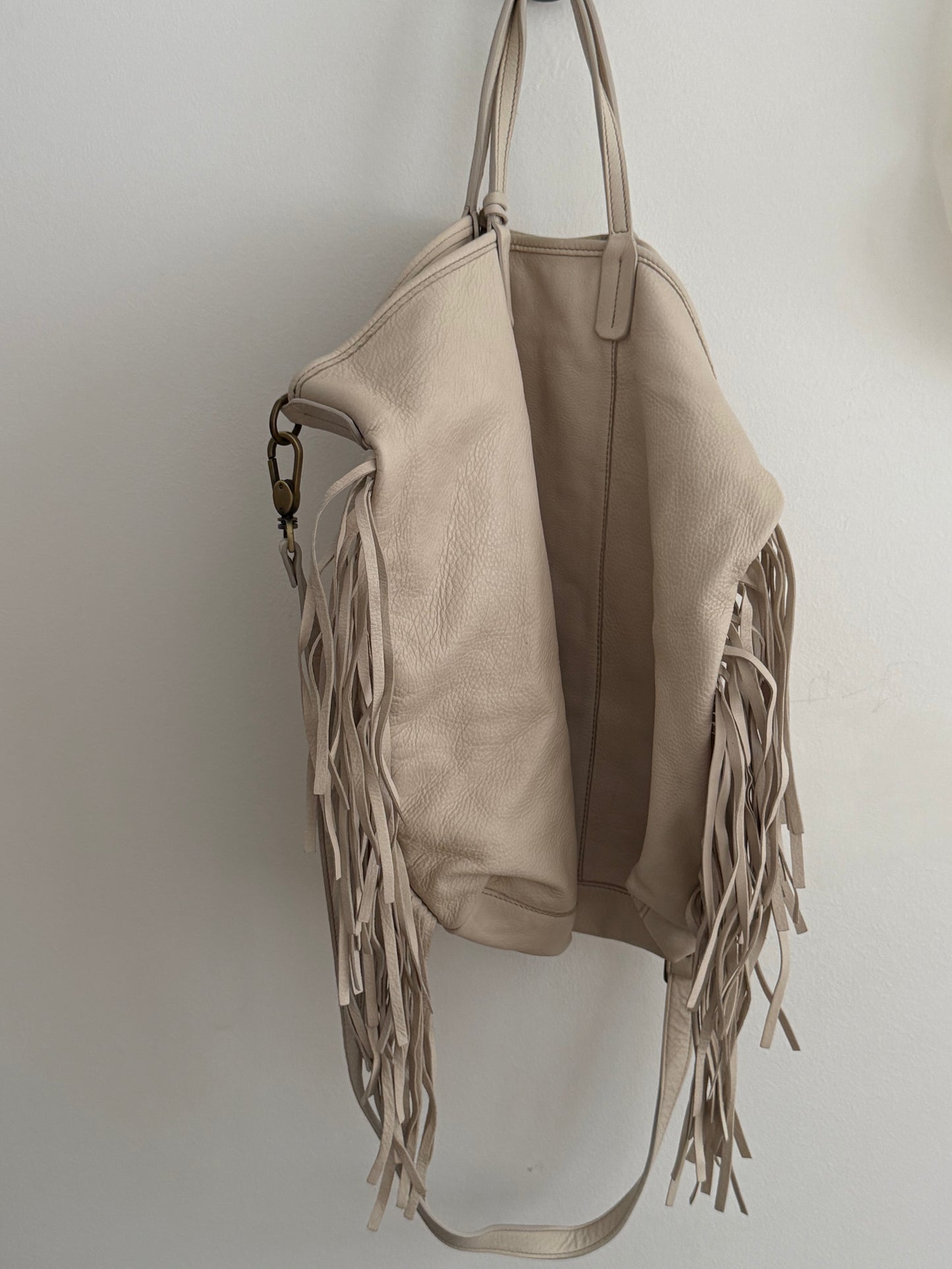 IOpelle leather fringe Purse