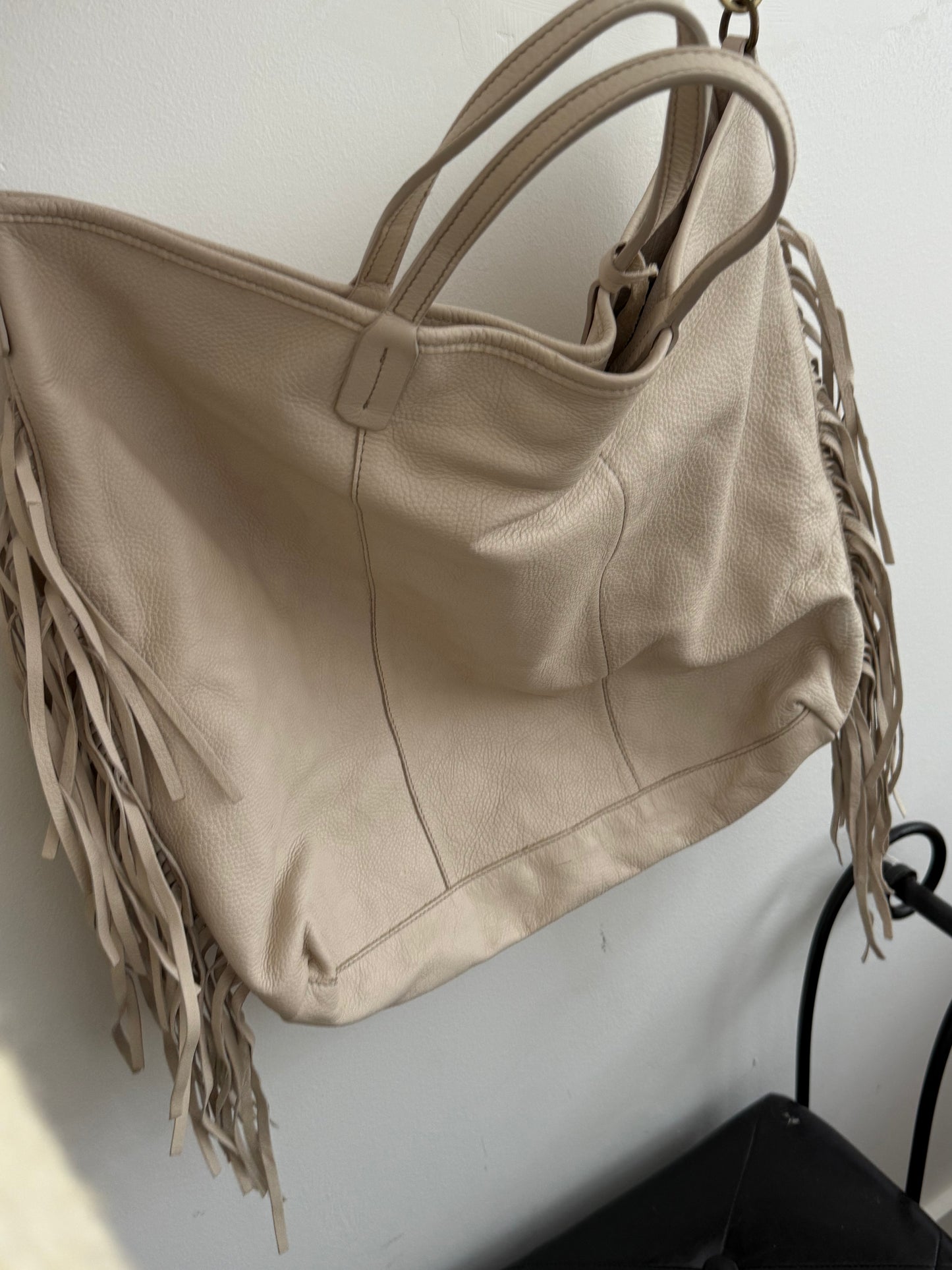 IOpelle leather fringe Purse