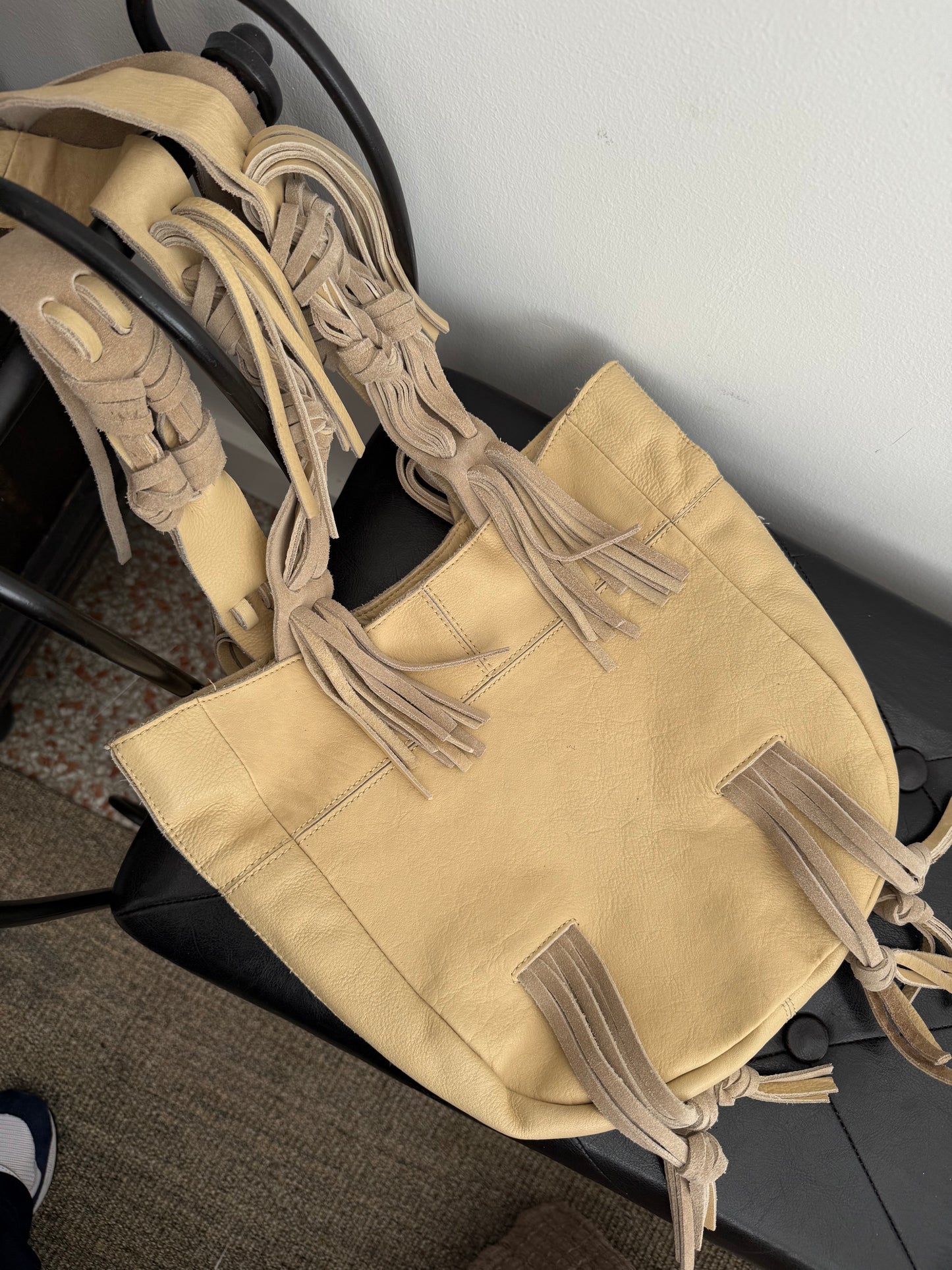 Holding Horses Leather Fringe Purse