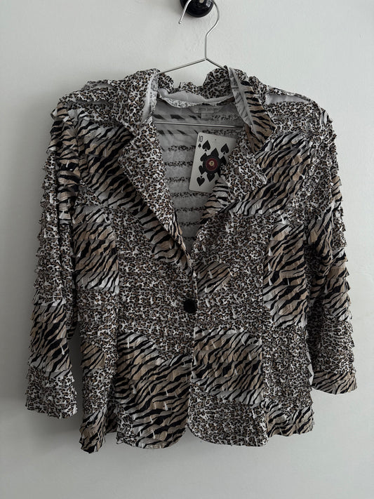 Erin London Animal Print Top