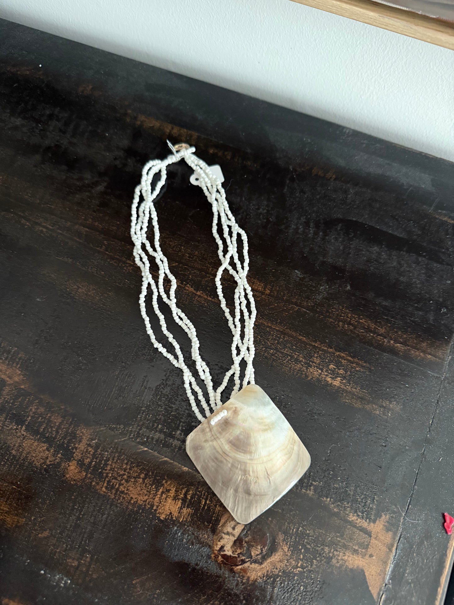 Beaded Shell Necklace